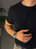 T-shirt base logo Black