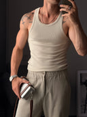 Ribbed tank top