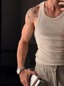 Ribbed tank top