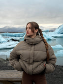 Oversized short puffer