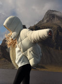 Oversized short puffer