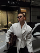 Cropped Pistachio Coat