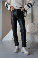 Insulated leather pants