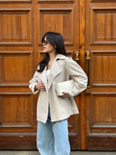 Florence Cropped Trench Coat