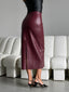 Solo Leather Skirt
