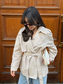 Florence Cropped Trench Coat