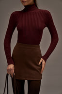 Spódnica mini Greta ze zamszu 