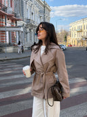 Florence Cropped Trench Coat