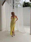 Dress with Slit Linda