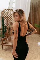 Dress with Slit Linda