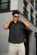 Seoul linen short sleeve shirt
