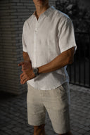 Seoul linen short sleeve shirt