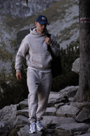 Fleece Sweatpants with Stitching