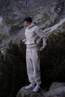 Fleece Sweatpants with Stitching