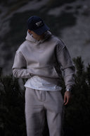 Fleece Sweatpants with Stitching