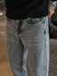 Long Faded Mom Jeans