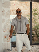 T-shirt base logo Gray