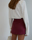 Greta Suede Mini Skirt