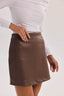 Disney Leather Mini Skirt